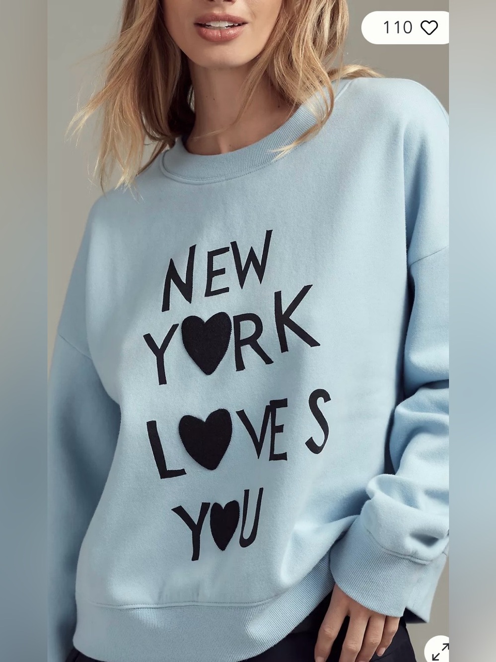 Anthropologie Maeve Rebecca
Mayfield New York Loves You
Sweatshirt Size XL - Picture 4 of 11